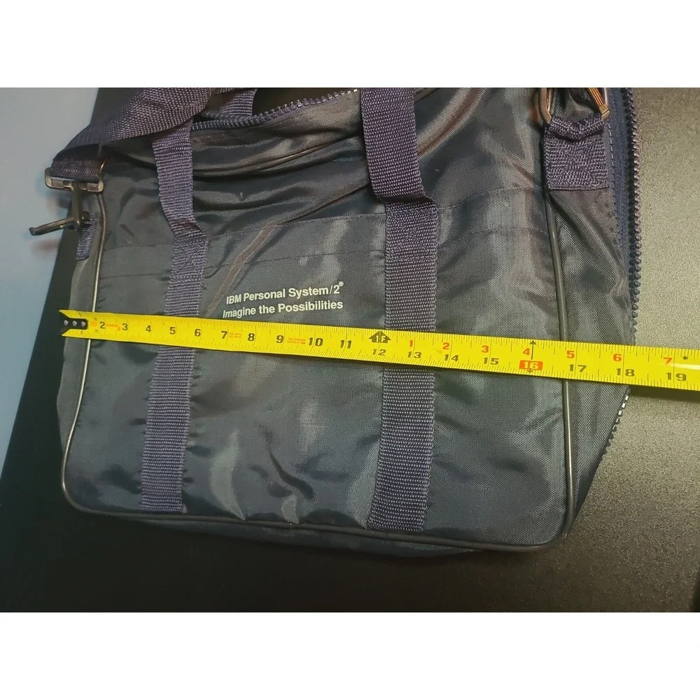 IBM Thinkpad Blue Laptop Case Messenger Bag, Shoulder Strap 17